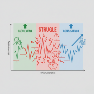 stock market learning curve trading consistency