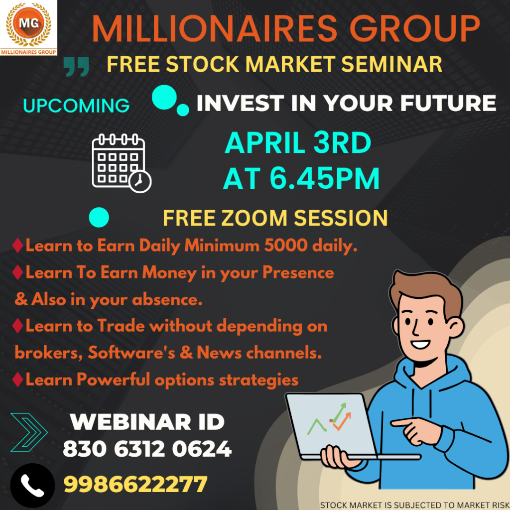 Millionaires Group Share market courses in bangalore
